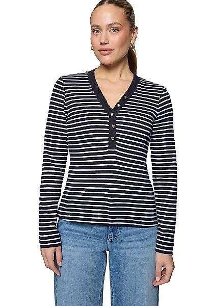 Zero Kurzarmshirt "Damen mit Knopfleiste" 1 tlg. weiteres Detail günstig online kaufen