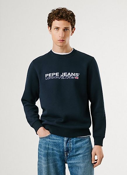 Pepe Jeans Sweatshirt MATTHEW CREW mit Label-Print auf der Brust günstig online kaufen
