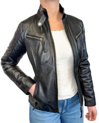 Cabrini Lederjacke aus feinstem Lammnappa günstig online kaufen