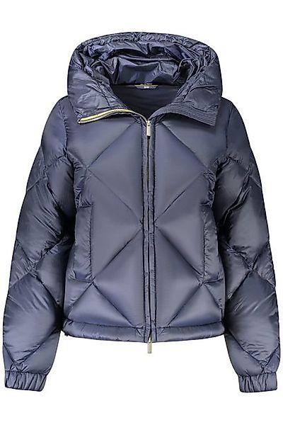 K-Way Outdoorjacke Damenjacke Blau mit Kapuze und Kontrastdetails - Wetterf günstig online kaufen