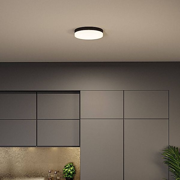 Paulmann LED Deckenleuchte »Amalie Schwarz 230V 2700K Metall/Kunststoff«, 1 günstig online kaufen