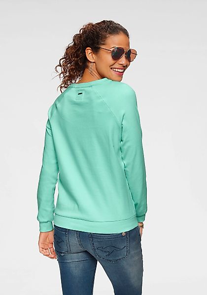 KangaROOS Sweatshirt Langarm, figurumspielender Schnitt, mit günstig online kaufen