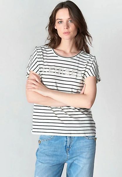 Le Temps Des Cerises T-Shirt LILAS in gestreiftem Design günstig online kaufen