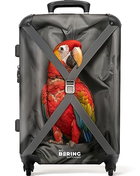 NoBoringSuitcases.com© Hartschalen-Trolley Der Papagei ist mit günstig online kaufen