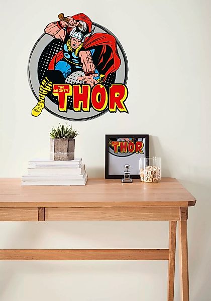 Komar Wandtattoo "Thor Comic Classic - Größe 50 x 70 cm", (1 St.), selbstkl günstig online kaufen