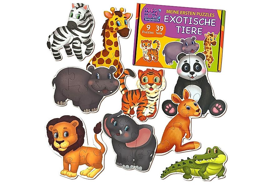MAGNIKON Puzzle für Kleinkinder Große Teile, Maxi-Puzzles, 3, 4, 5 Teile, P günstig online kaufen
