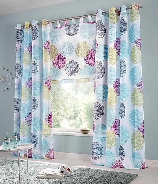 my home Gardine BELEM, Ösen (1 günstig online kaufen