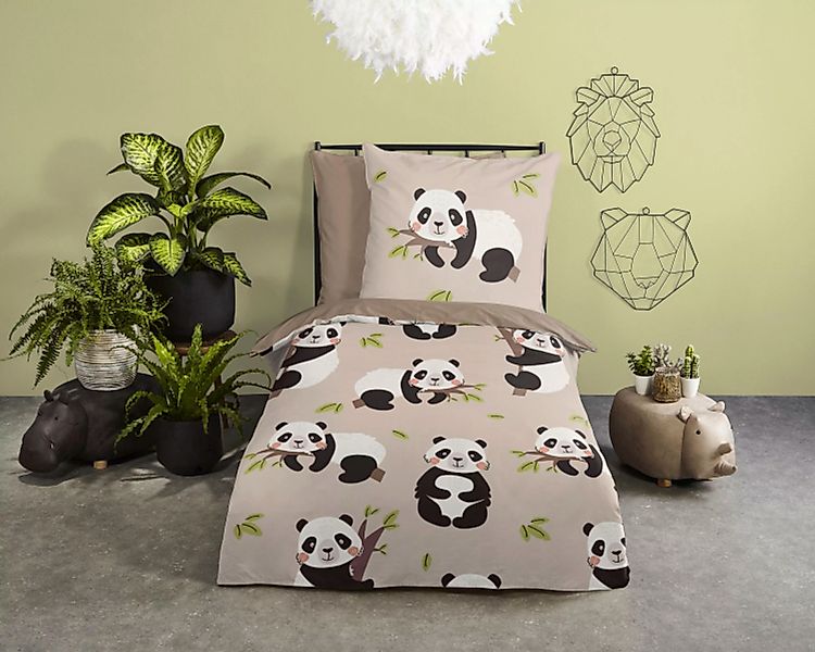 good morning Kinderbettwäsche »Panda«, (2 tlg.) günstig online kaufen