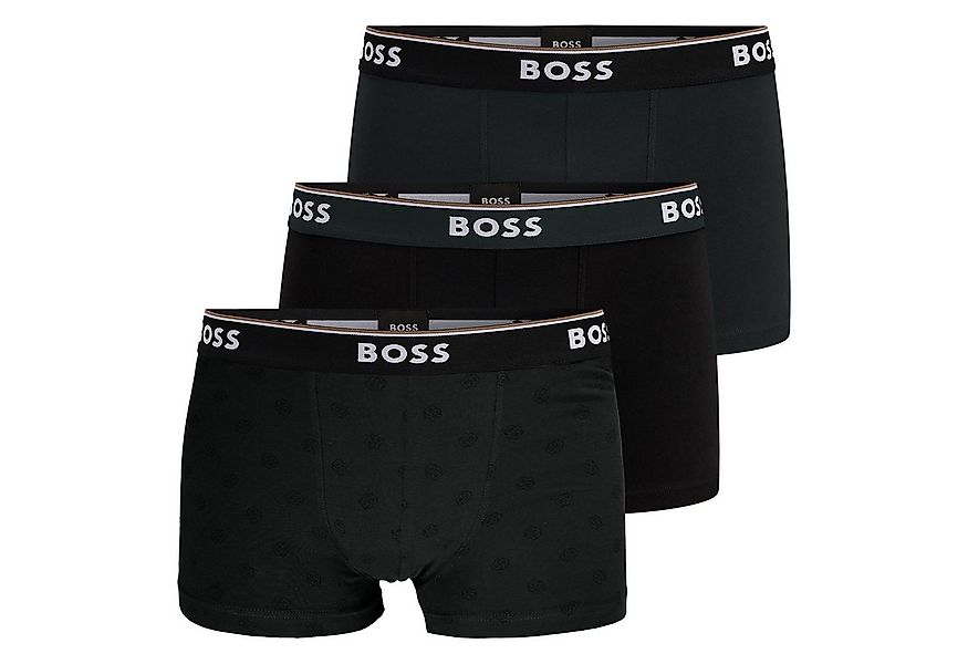 BOSS Boxer Trunk Power Design (3-St., 3er Pack) mit breitem Webgummibund günstig online kaufen