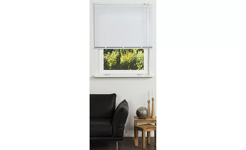 HOME STORY Alu Jalousie - weiß - Polyester - 70 cm - Sconto günstig online kaufen