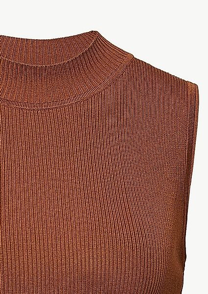 Comma Pullunder Feinstrick-Top im Slim Fit mit Stehkragen günstig online kaufen