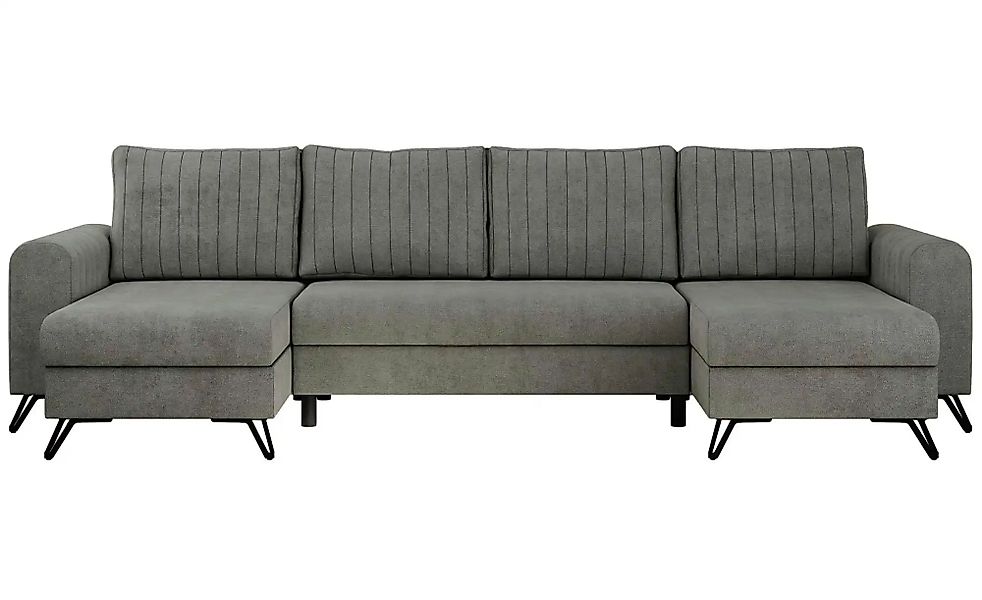 Wohnlandschaft Grau   ¦ grau ¦ Maße (cm): B: 312 H: 90 Polstermöbel > Sofas günstig online kaufen