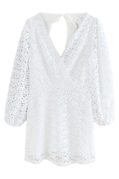 Next Spitzenkleid Langärmeliges A-Linien-Minikleid mit Spitze günstig online kaufen