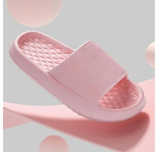 Blusmart 4 cm dicke EVA-Badepantolette Badepantolette (Hohe Elastizität und günstig online kaufen