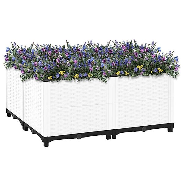 vidaXL Hochbeet 80x80x38 cm Polypropylen 1626775 günstig online kaufen