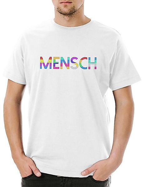 Urban Backwoods Print-Shirt Mensch Regenbogen Herren T-Shirt Diversität Phi günstig online kaufen