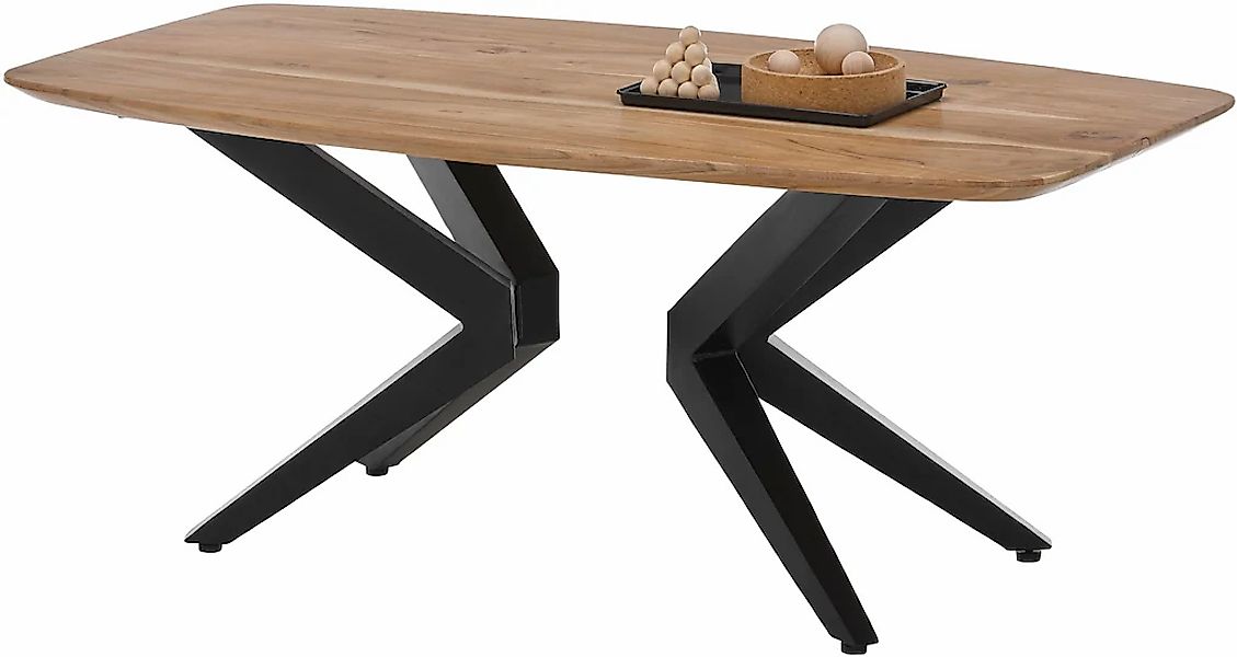 Stolkom Couchtisch "Bill Wohnzimmertisch Akazie Massivholz, BxHxT 110x45x60 günstig online kaufen