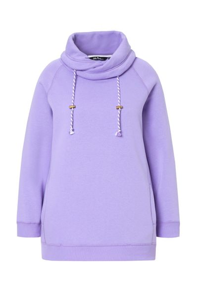 Ulla Popken Sweatshirt Sweatshirt weiter Stehkragen günstig online kaufen