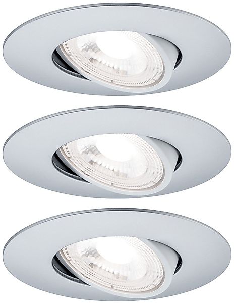 Paulmann LED Einbauleuchte, LED wechselbar, Warmweiß, günstig online kaufen