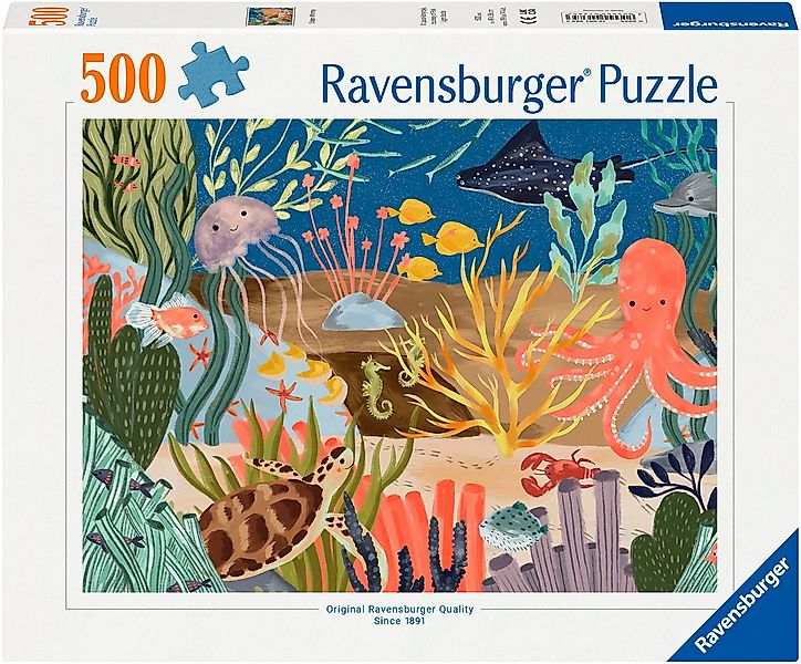 Ravensburger Puzzle Ozean-Laune, 500 Puzzleteile, Made in Germany günstig online kaufen