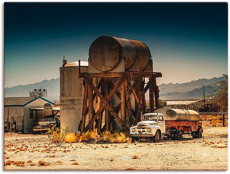 Artland Wandbild "Route 66 Kalifornien Amerika", Amerika, (1 St.), als Lein günstig online kaufen