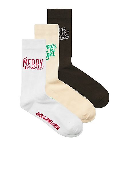 Jack & Jones Freizeitsocken JACMERRY TENNIS SOCKS 3 PACK (Packung, 3-Paar) günstig online kaufen