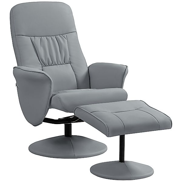 HOMCOM Relaxsessel mit Hocker, Fernsehsessel, TV Sessel mit Liegefunktion, günstig online kaufen