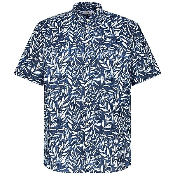 Pfundskerl Freizeithemd aus Leinen Farbe blau/weiß Größe: 3XL günstig online kaufen