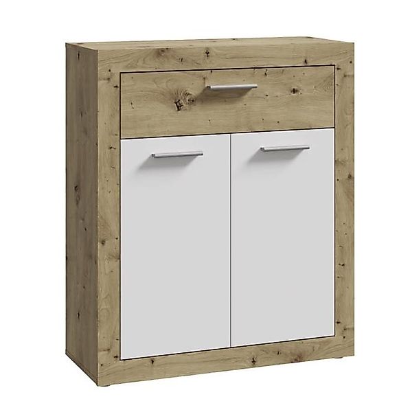 Schuhschrank 83 cm breit Weiss / Artisan günstig online kaufen