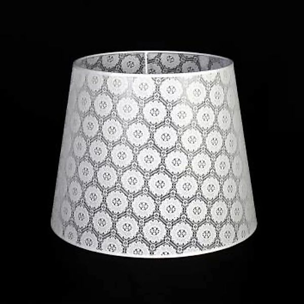Lampenschirm Stehlampe Weiß Spitze Textil E27 günstig online kaufen