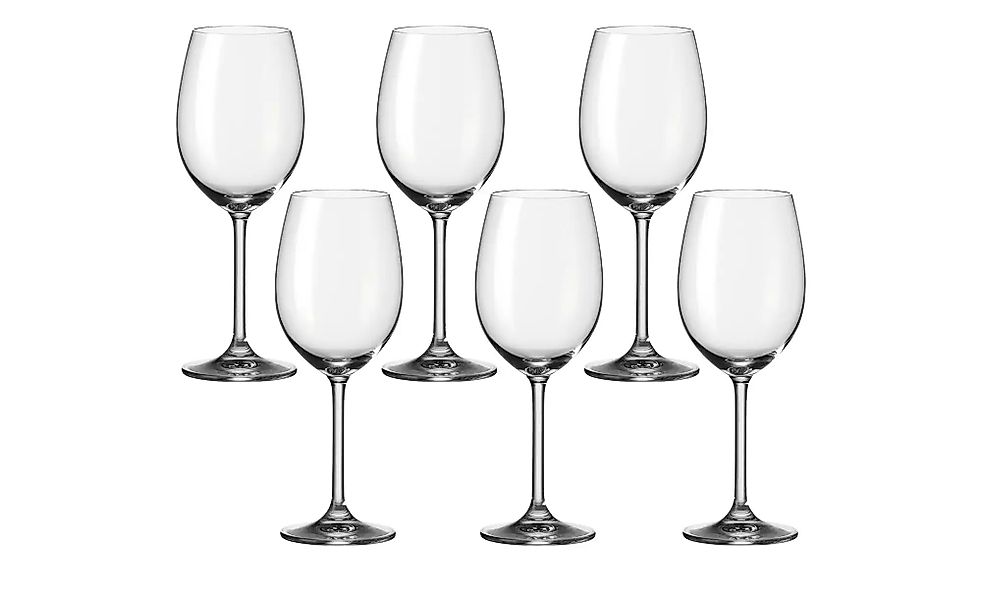 LEONARDO 6er-Gläserset  Daily ¦ transparent/klar ¦ Glas Gläser & Karaffen - günstig online kaufen