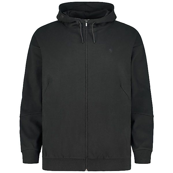 North Sweatjacke mit Label-Print Farbe schwarz Größe: 5XL günstig online kaufen