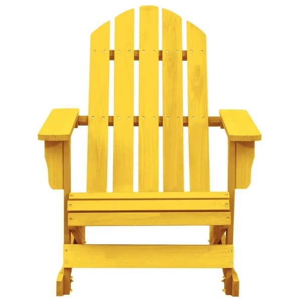 Adirondack-schaukelstuhl Massivholz Tanne Gelb günstig online kaufen