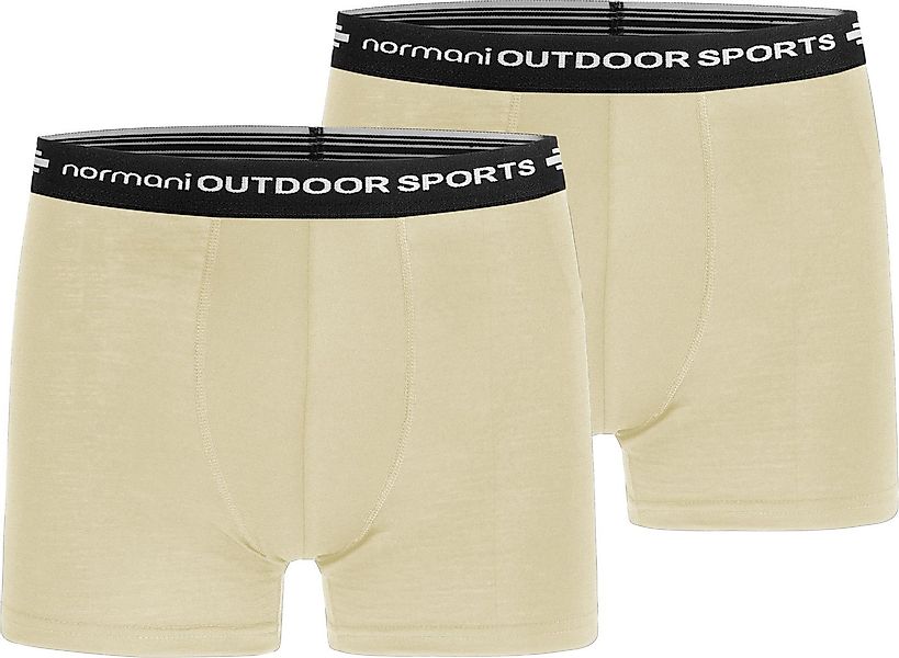 normani Retro Boxer 2er Pack Herren Merino Boxershorts Unterhose Sportunter günstig online kaufen