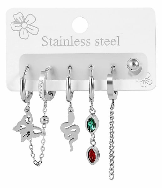 Adelia´s Paar Ohrhänger "Damen Ohrringe – Ohrstecker aus Edelstahl" Zum Ver günstig online kaufen