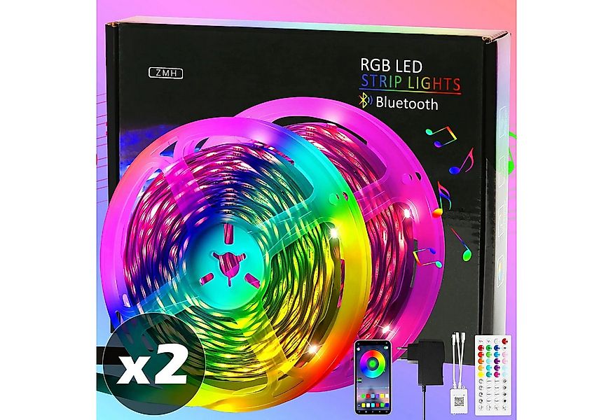 Nettlife LED Stripe Selbstklebend RGB Streifen 10/20/30m APP Steuerung Lich günstig online kaufen