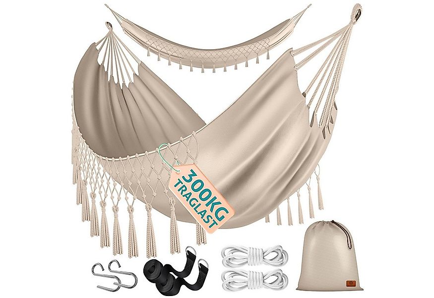 KESSER Hängematte, Hängematte 320 x 150 cm max. Belastbarkeit 300kg günstig online kaufen