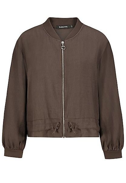 SUBLEVEL Blouson Damen leichte Jacke mit Zipper Übergangsjacke mit Zipper, günstig online kaufen