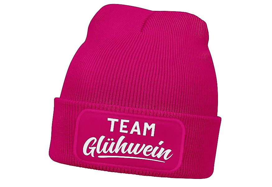 MoonWorks Strickmütze Damen Beanie mit Patch Strickmütze mit Spruch Team Gl günstig online kaufen