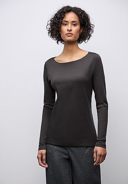 STREET ONE Langarmshirt im soften Baumwoll-Mix günstig online kaufen