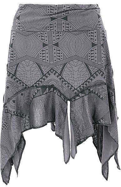 Guru-Shop Minirock Minirock, Zick/Zack Zipfel Rock günstig online kaufen