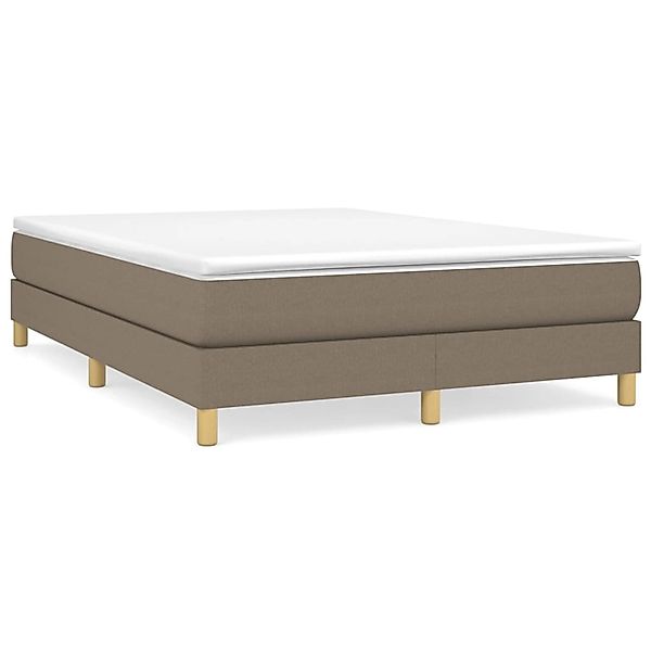 vidaXL Boxspringbett Taupe 140x200 cm Stoff1377690 günstig online kaufen