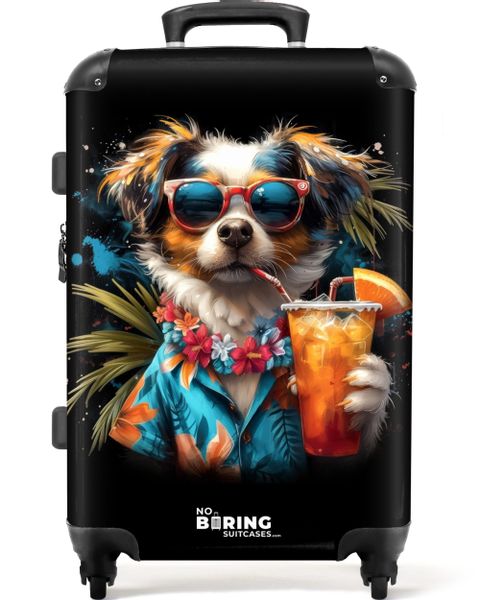 NoBoringSuitcases.com© Hartschalen-Trolley Schimpanse mit Hawaii-Bluse 67 günstig online kaufen