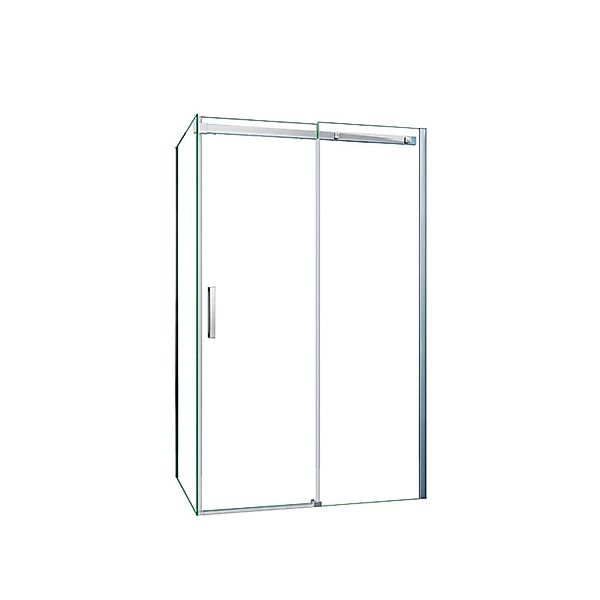 Duschparadies Duschkabine Eckdusche 100x70cm Höhe 195cm Schiebetür x Seiten günstig online kaufen