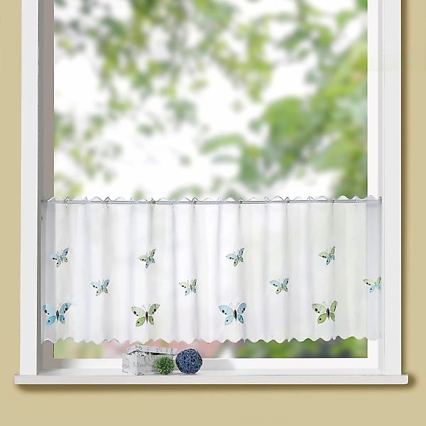 Weckbrodt Scheibengardine "Mayleen" Stangendurchzug 1 Stk. tlg. Bistro, Voi günstig online kaufen