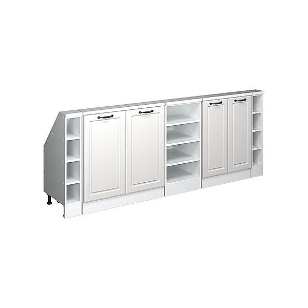 Vicco Unterschrank R-Line, Weiß Landhaus/Weiß, 215 günstig online kaufen