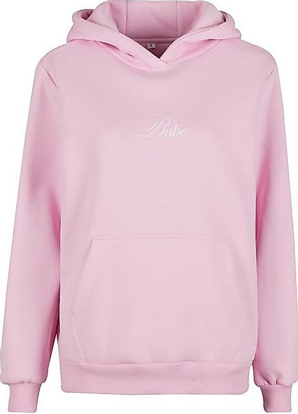 Miss Tee Kapuzenpullover "Miss Tee Babe Wording Ladies Fluffy Hoody" günstig online kaufen