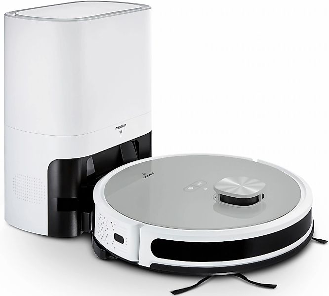 Medion Saugroboter "mit Wischfunktion X21 SW+ (MD 11500), Lasernavigation," günstig online kaufen