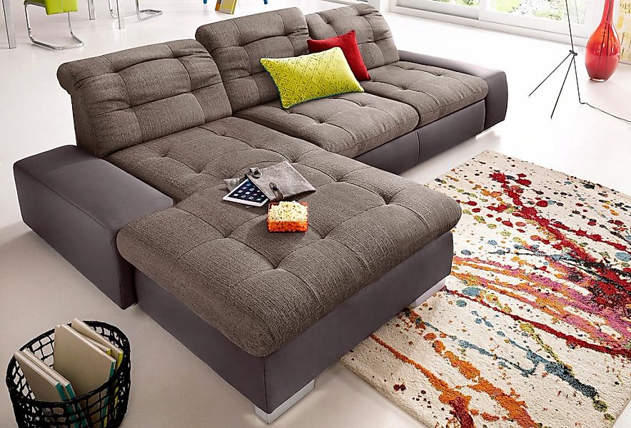 sit&more Ecksofa "Palomino L-Form", wahlweise XL oder XXL und mit Bettfunkt günstig online kaufen