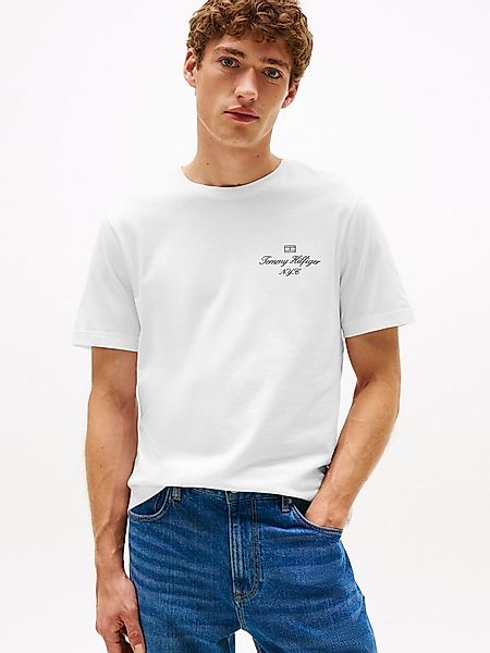 Tommy Hilfiger T-Shirt OUTLINE FLAG SCRIPT TEE günstig online kaufen